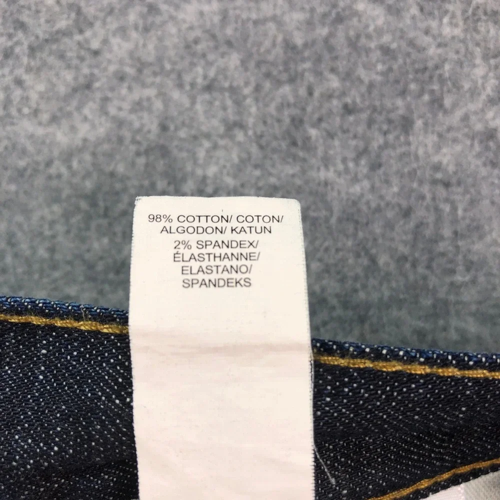 Lucky Brand 329 Classic Straight Mens Jeans 32x32 Blue Dark Wash Stretch Denim